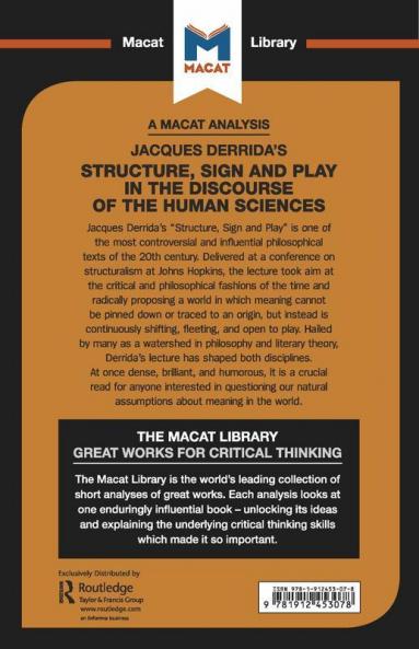 Analysis of Jacques Derrida's Structure Sign and Play in the Discourse of the Human Sciences