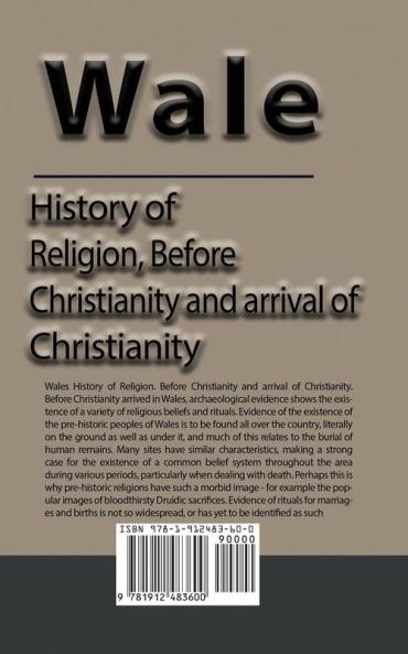 Wales: History of Religion Before Christianity and arrival of Christianity