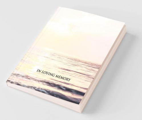 Funeral Guest Book Memorial Guest Book Condolence Book Remembrance Book for Funerals or Wake Memorial Service Guest Book