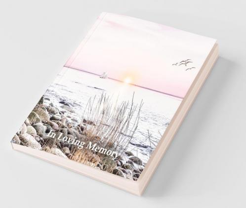 Funeral Guest Book "In Loving Memory" Memorial Guest Book Condolence Book Remembrance Book for Funerals or Wake Memorial Service Guest Book