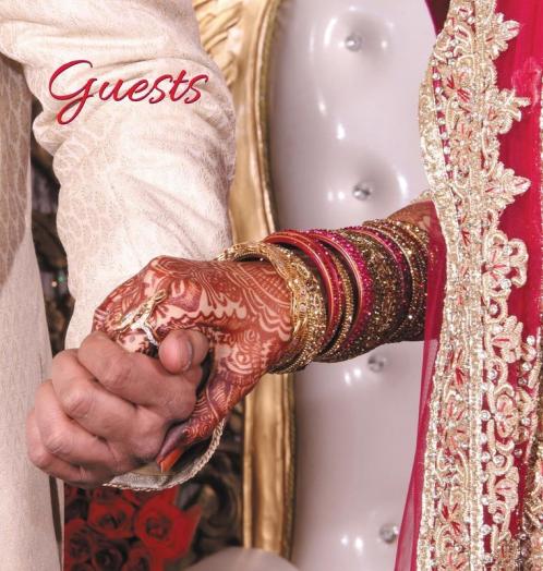 ASIAN Wedding Guest Book (HARDCOVER) For Asian Special Events & Functions Commemorations Anniversaries Parties.