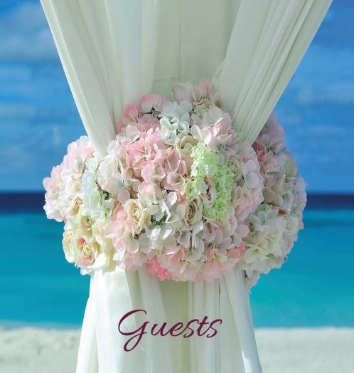 Wedding Guest Book (HARDCOVER) Ideal for Beach Ceremonies Special Events & Functions Commemorations Anniversaries Parties