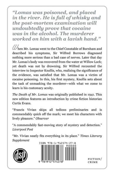 The Death of Mr. Lomas: An Inspector Knollis Mystery: 1 (The Inspector Knollis Mysteries)