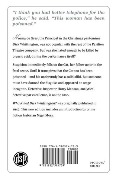 Who Killed Dick Whittington?: A Doctor Manson Mystery (The Doctor Manson Mysteries)