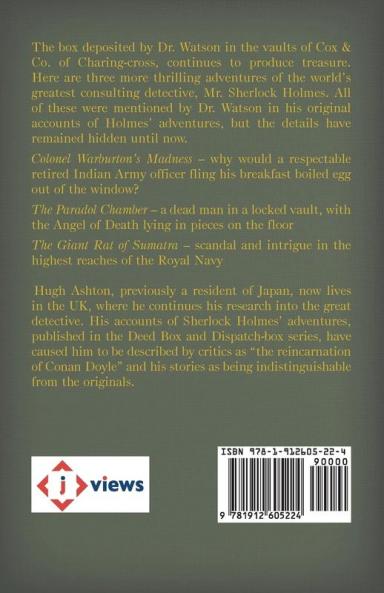 More from the Deed Box of John H. Watson M.D.