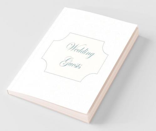 Vintage Wedding Guest Book Love Hearts Wedding Guest Book Bride and Groom Special Occasion Love Marriage Comments Gifts Well Wish's Wedding Signing Book (Hardback)