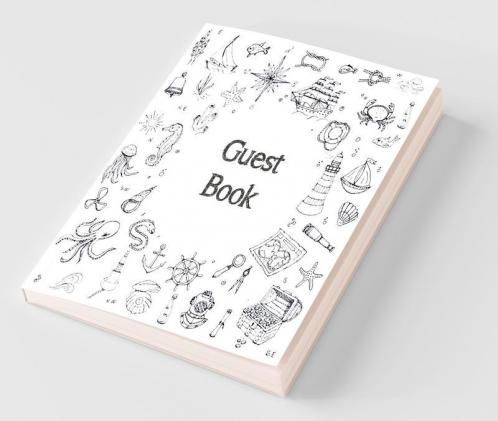 Guest Book Visitors Book Guests Comments Vacation Home Guest Book Beach House Guest Book Comments Book Visitor Book Nautical Guest Book Holiday Home Bed & Breakfast Retreat Centres Family Holiday Guest Book (Hardback)