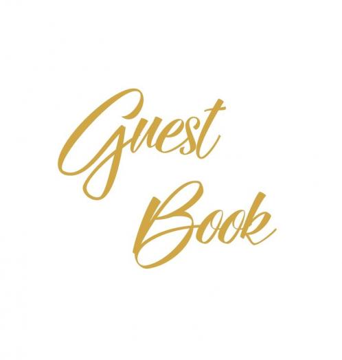 Gold Guest Book Weddings Anniversary Party's Special Occasions Wake Funeral Memories Christening Baptism Visitors Book Guests Comments ... Comments Book and Visitor Book (Hardback)