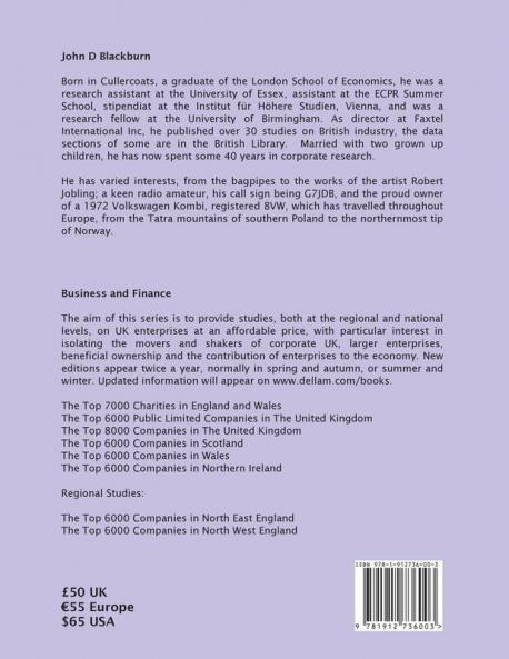 The Top 7000 Charities in England and Wales: Charities with income exceeding GBP1000000 (Business and Finance)