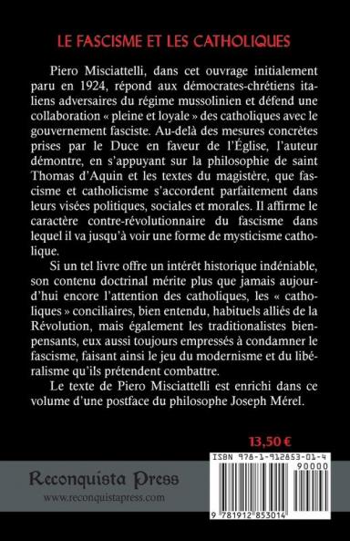 Le Fascisme et les Catholiques