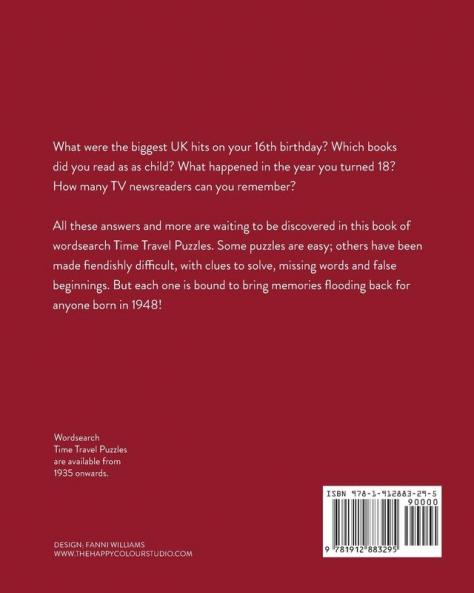Born in 1948: Your Life in Wordsearch Puzzles: 14 (Time Travel Wordsearch)