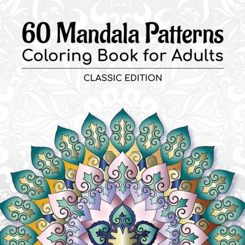 60 Mandala Patterns Coloring Book for Adults