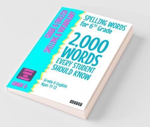 Spelling Words for 6th Grade