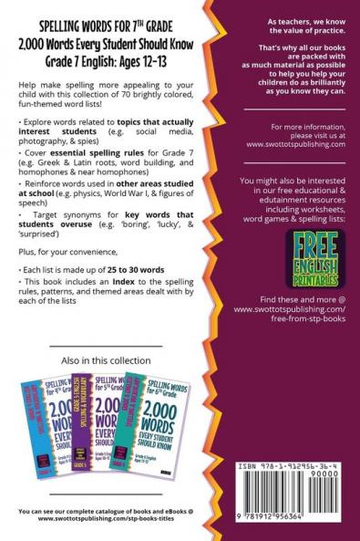 Spelling Words for 7th Grade