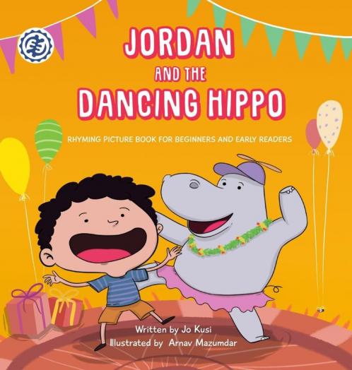 Jordan and the Dancing Hippo: Rhyming Picture Book for Beginners and Early Readers