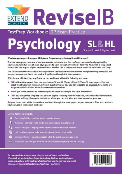 Psychology (SL and HL): Revise IB TestPrep Workbook