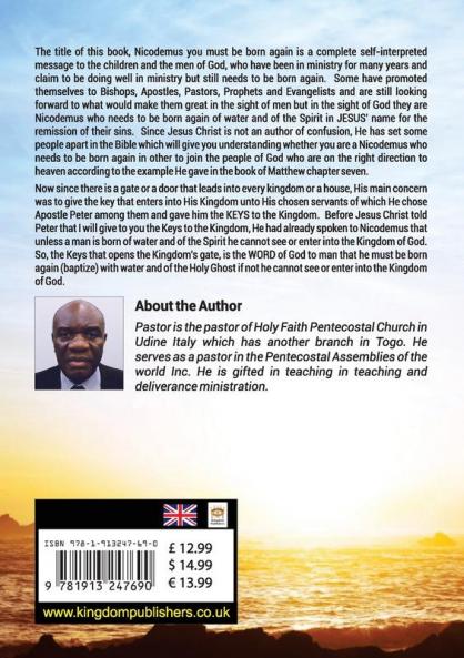 Nicodemos You Must Be Born Again