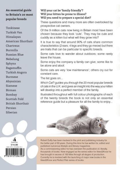 Which Cat?: An essential guide to Britain's 20 most popular cats.