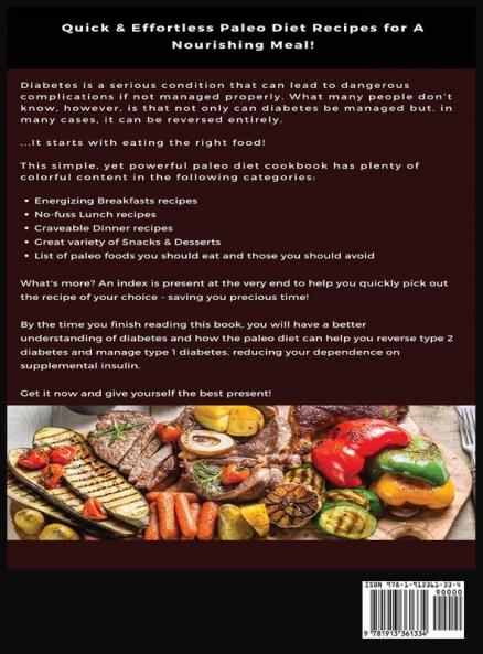 Paleo Diet Cookbook For Diabetics In 2020 - Delicious Recipes For A Healthy And Nourishing Meal
