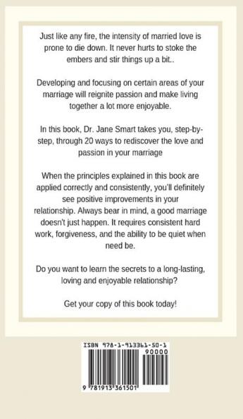 Marriage Counseling Workbook For Couples: 20 Ways To Rekindle The Love In Your Marriage: 1 (Marriage and Relationship Therapy)