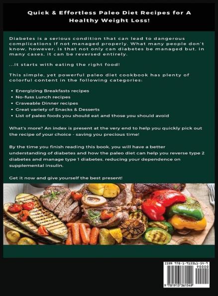 Paleo Diet Cookbook For Diabetics With Color Pictures