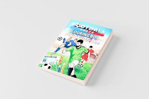 Football Crazy Colouring Book For Kids Age 8-12