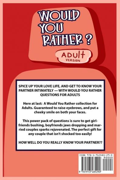 Would You Rather Adult Version