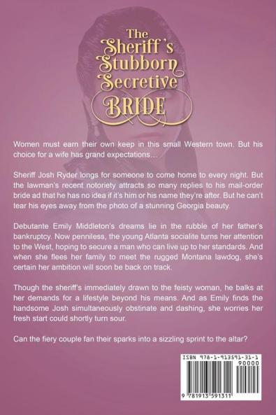 The Sheriff's Stubborn Secretive Bride: 4 (Montana Westward Brides)