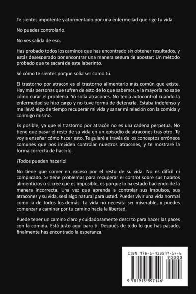 Desorden Alimenticio: Hacer la paz con los alimentos: 1 (Binge Eating)