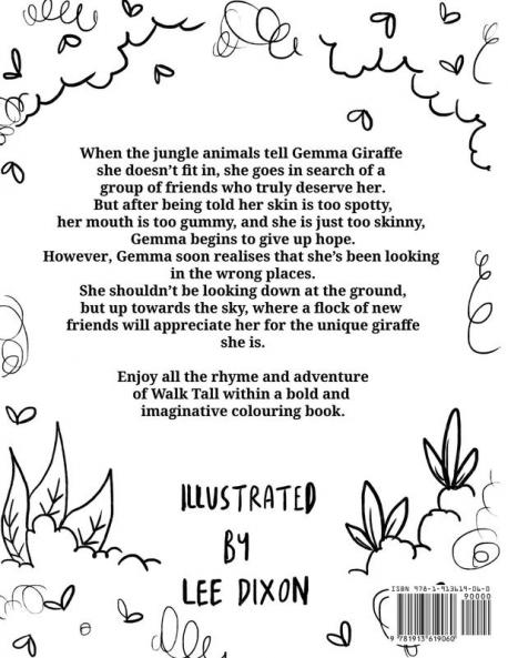 Walk Tall Colouring Book