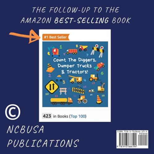 Count The Diggers Dumper Trucks & Tractors! Volume 2: A Fun Activity Book for 2-5 Year Olds (Kids Who Count)