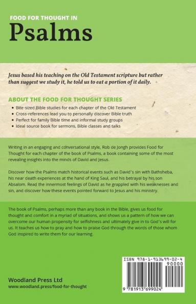Food for Thought in Psalms: 13 (Food for Thought in the Old Testament)