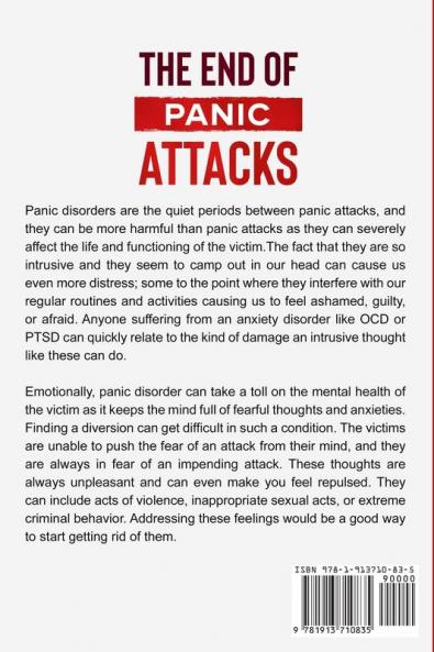 Panic Disorder Workbook: THE END OF PANIC ATTACKS - Self-Therapeutic Solutions To Let Your Anxiety and Worry Fade Away For Good