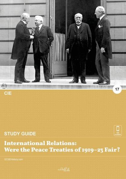 International relations: Were the Peace Treaties of 1919-23 Fair?
