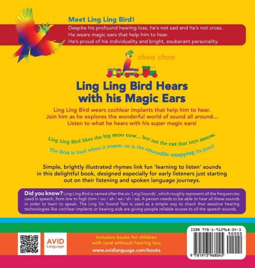 Ling Ling Bird Hears with his Magic Ears: exploring fun 'learning to listen' sounds for early listeners