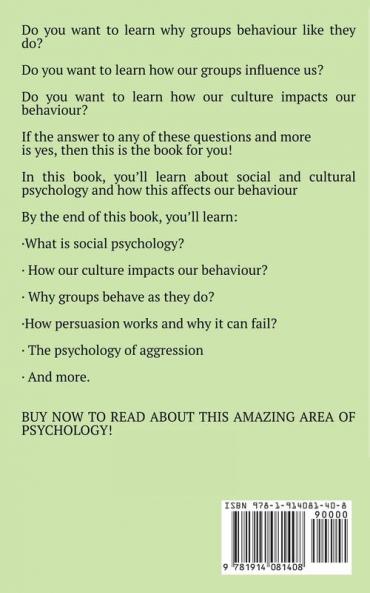 Social Psychology: A Guide to Social and Cultural Psychology: 24 (Introductory)