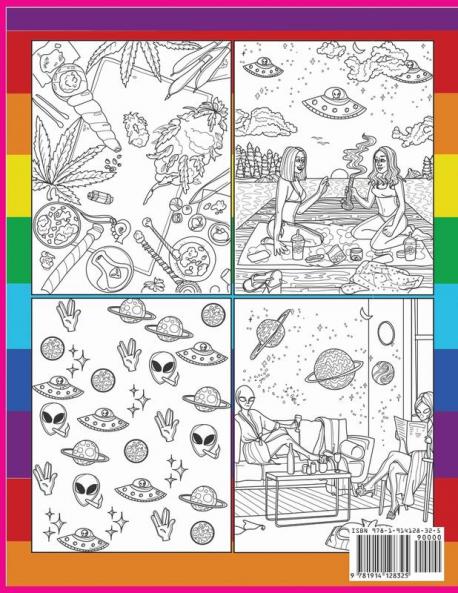 Trippy Advisor-The Psychedelic Coloring Book for Stoners