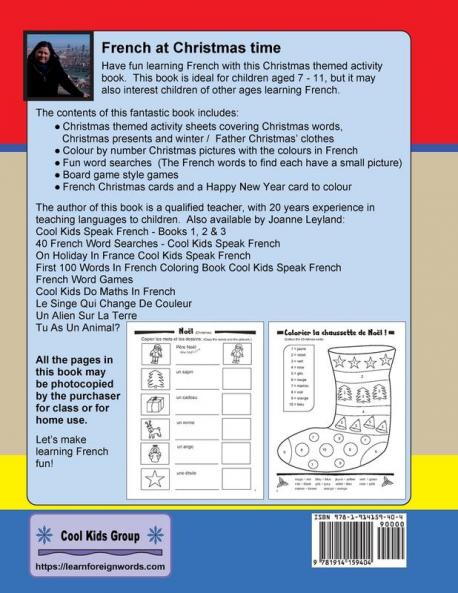 French at Christmas time: Christmas activity book for children of all ages learning French