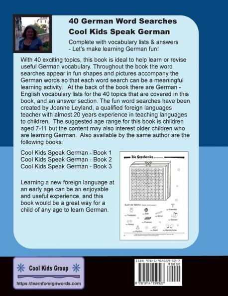 40 German Word Searches Cool Kids Speak German