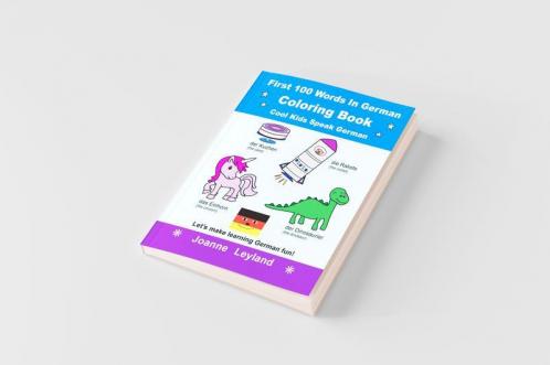 First 100 Words In German Coloring Book Cool Kids Speak German