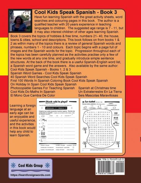 Cool Kids Speak Spanish - Book 3