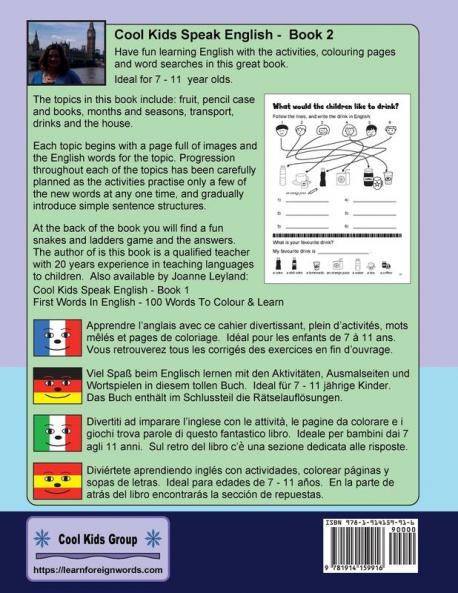 Cool Kids Speak English - Book 2