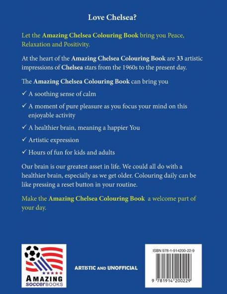 The Amazing Chelsea Colouring Book 2022