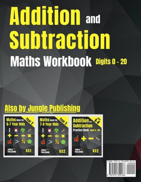 Addition and Subtraction Maths Workbook for 5-7 Year Olds