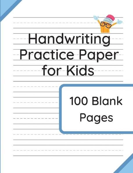 Handwriting Practice Paper for Kids