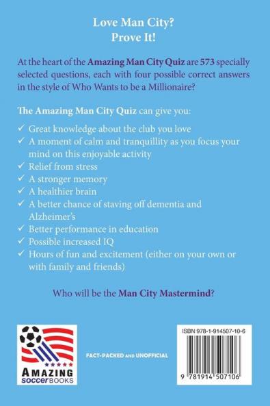 The Amazing Man City Quiz: Mastermind Challenge: 1 (Amazing Man City Activity Books)