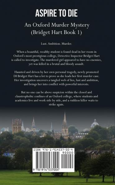 Aspire To Die: An Oxford Murder Mystery: 1 (Bridget Hart)