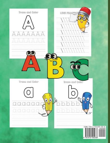 Learning to Trace Alphabet Letters: Practice Writing Book for Preschoolers