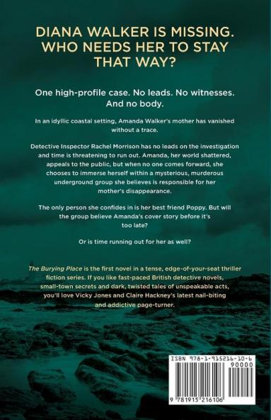 The Burying Place: A Gripping Police Procedural Psychological Thriller set in Cornwall with a Chilling Twist!: 1 (The Di Rachel Morrison)