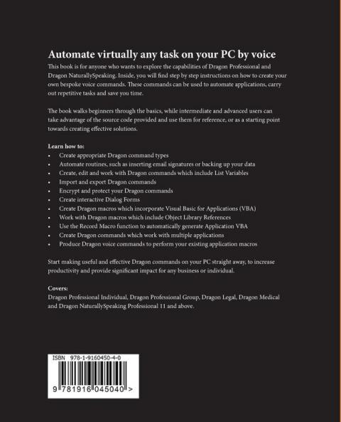 Dragon Professional - A Step Further: Automate virtually any task on your PC by voice